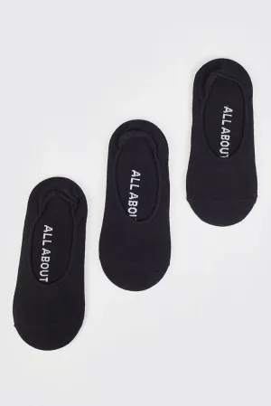 ALL ABOUT EVE Aae Sockette 3Pk - Black