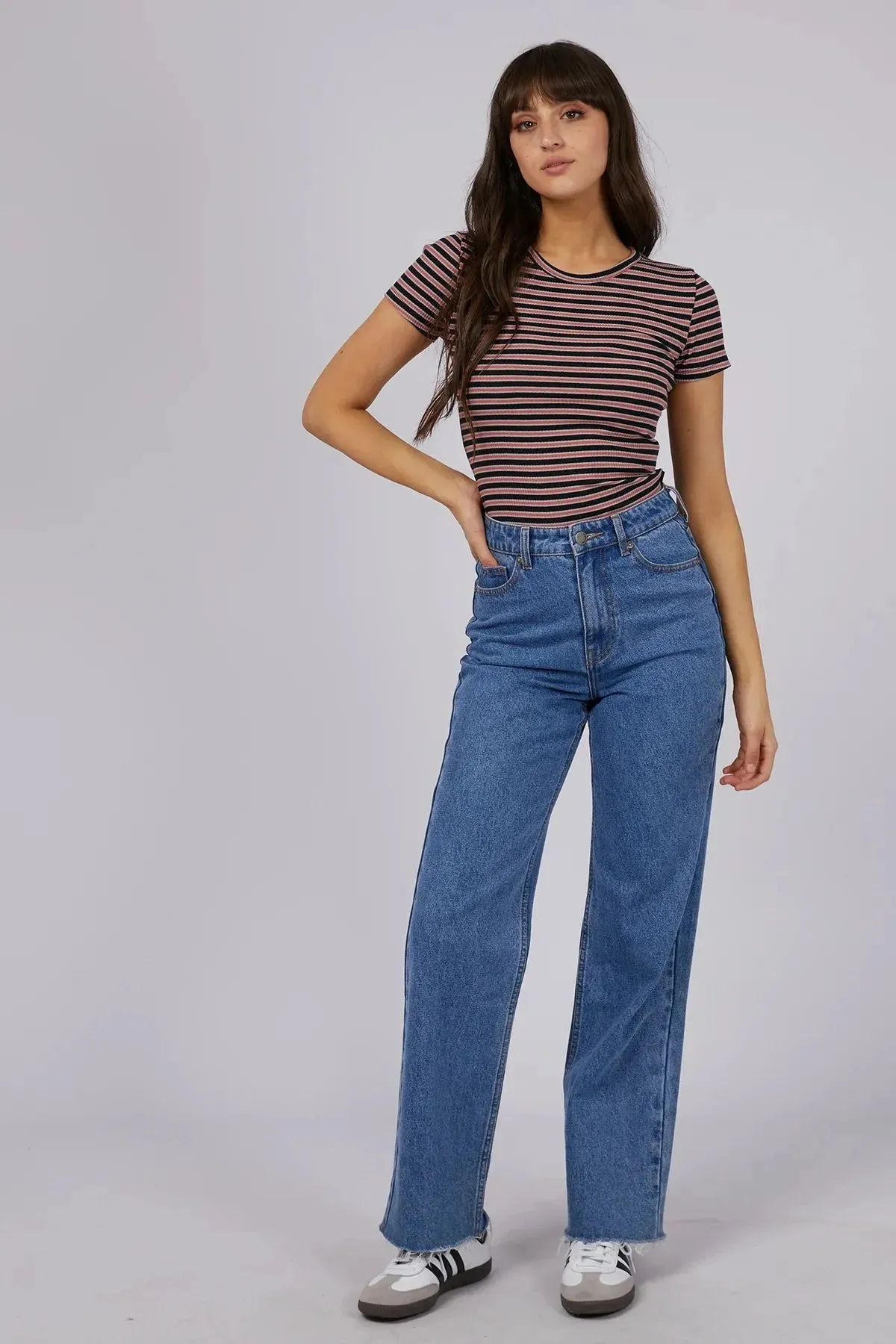 All About Eve. Eve Rib Tee - Black