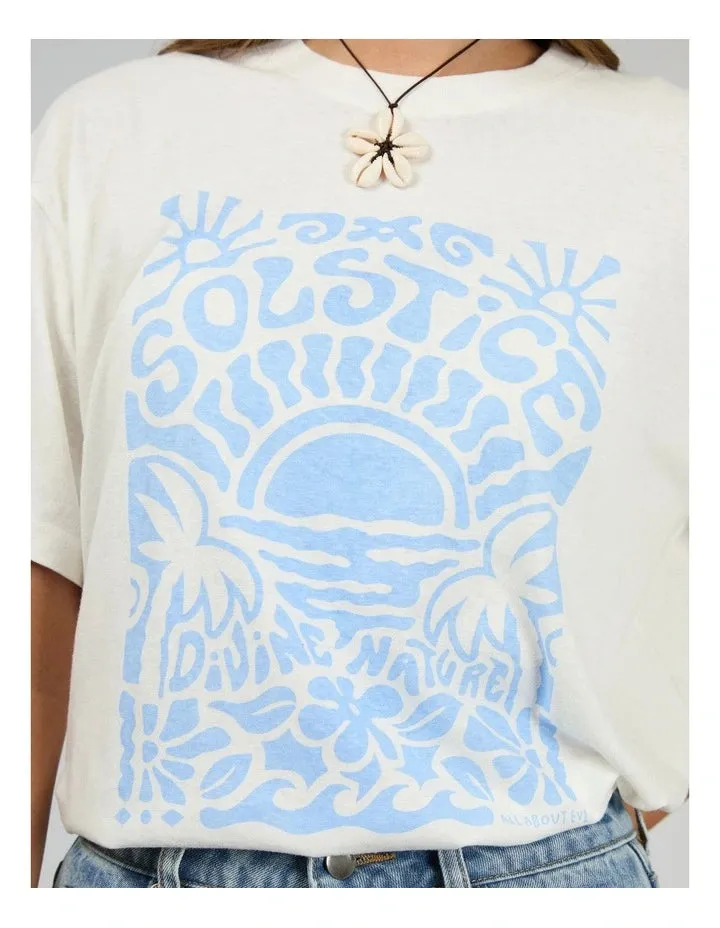 All About Eve  Summer Solstice Tee in Vintage White