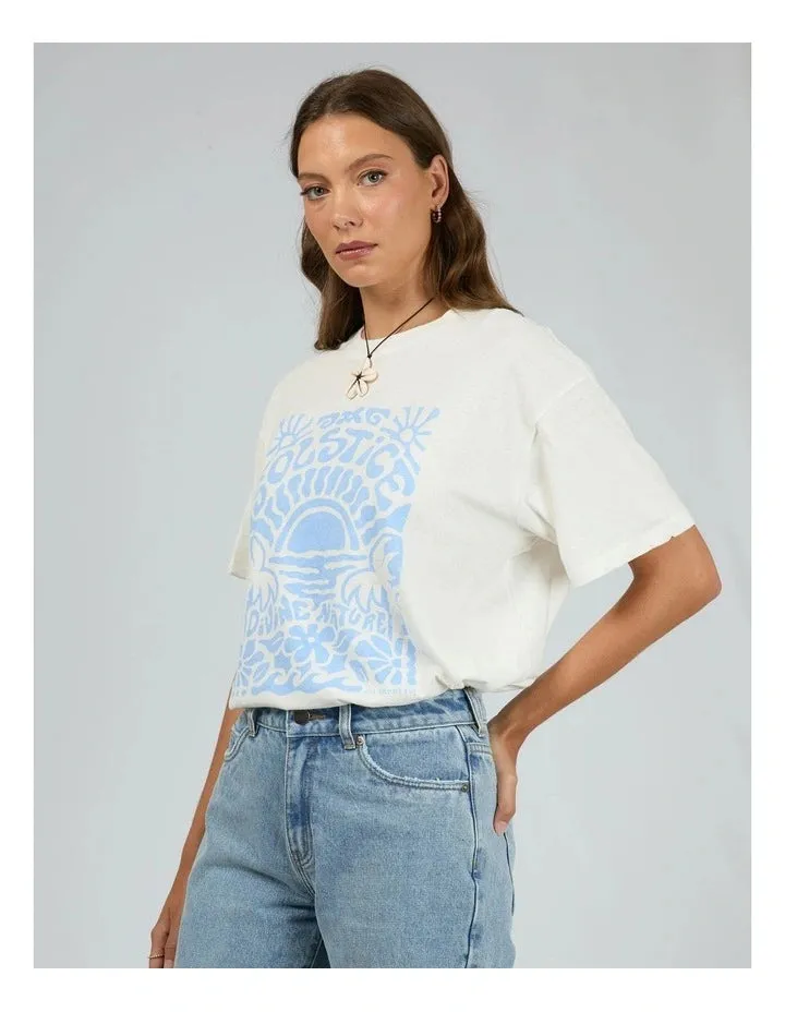 All About Eve  Summer Solstice Tee in Vintage White