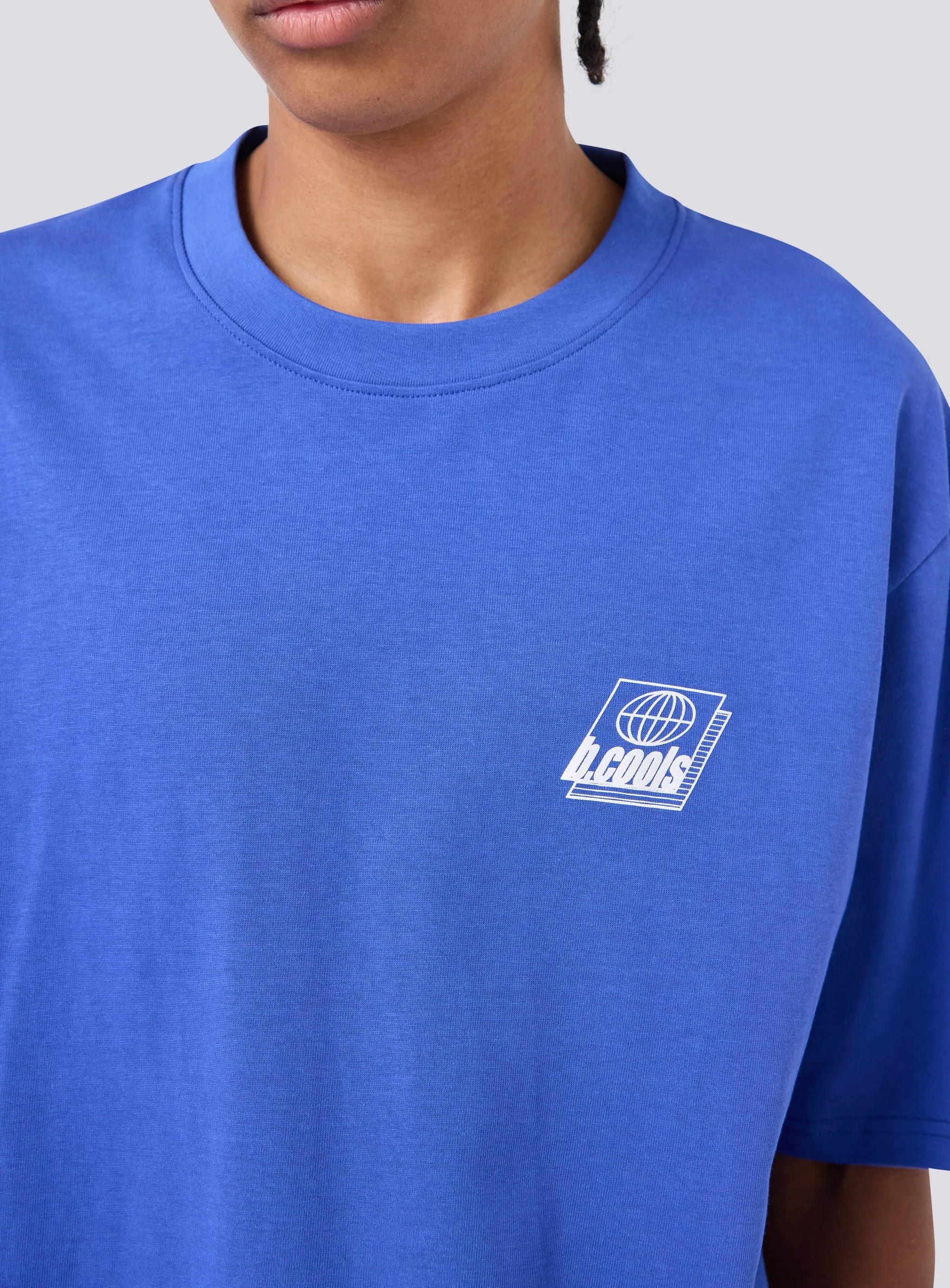 BARNEY COOLS  Blueprint tee - Cyber blue