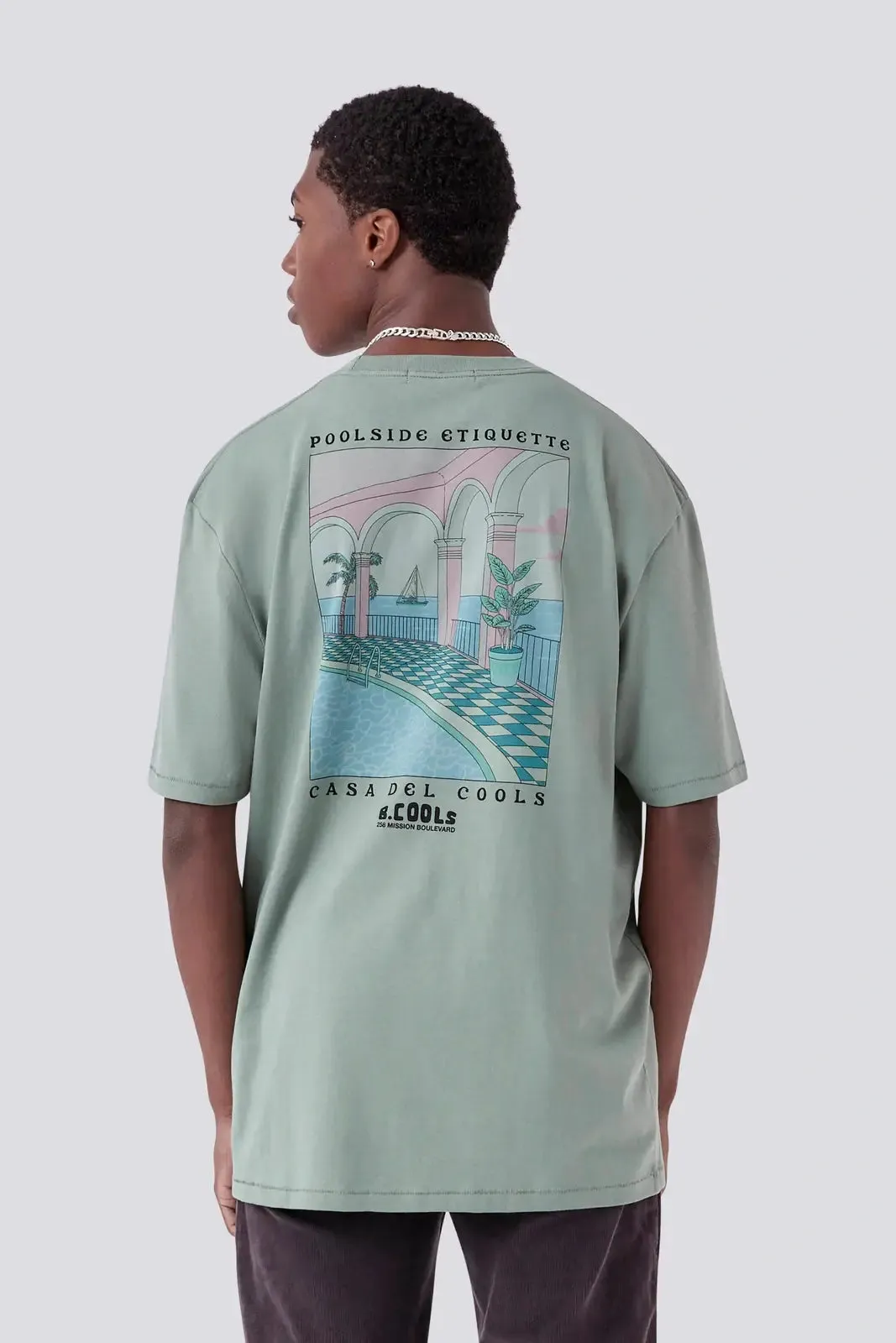 BARNEY COOLS Mission Homie Tee - Emerald