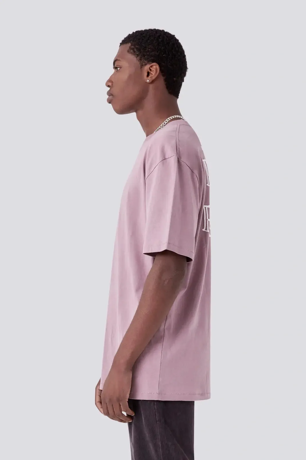 BARNEY COOLS Realised Tee - Dusty Lilac