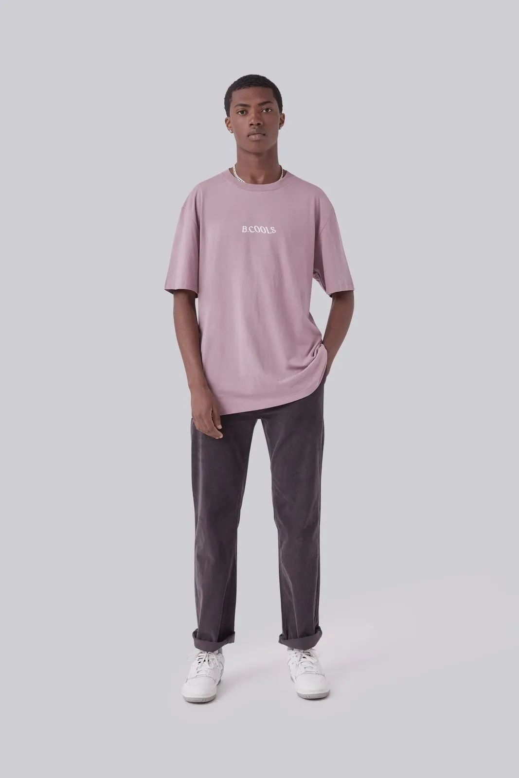 BARNEY COOLS Realised Tee - Dusty Lilac