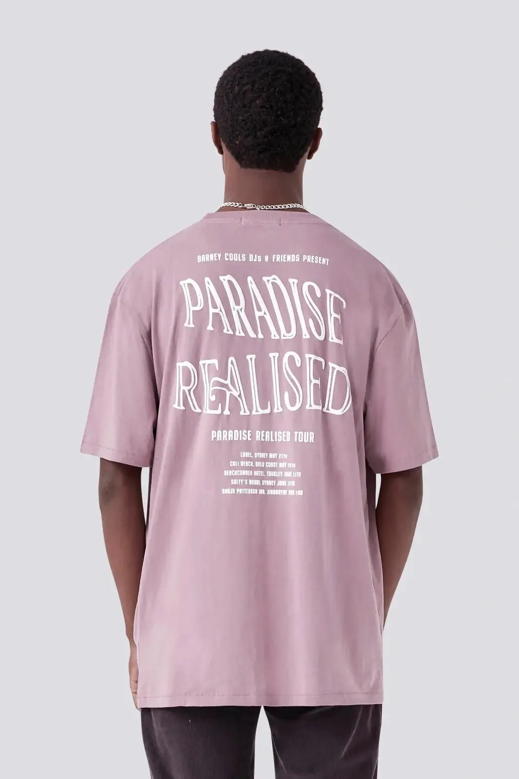 BARNEY COOLS Realised Tee - Dusty Lilac
