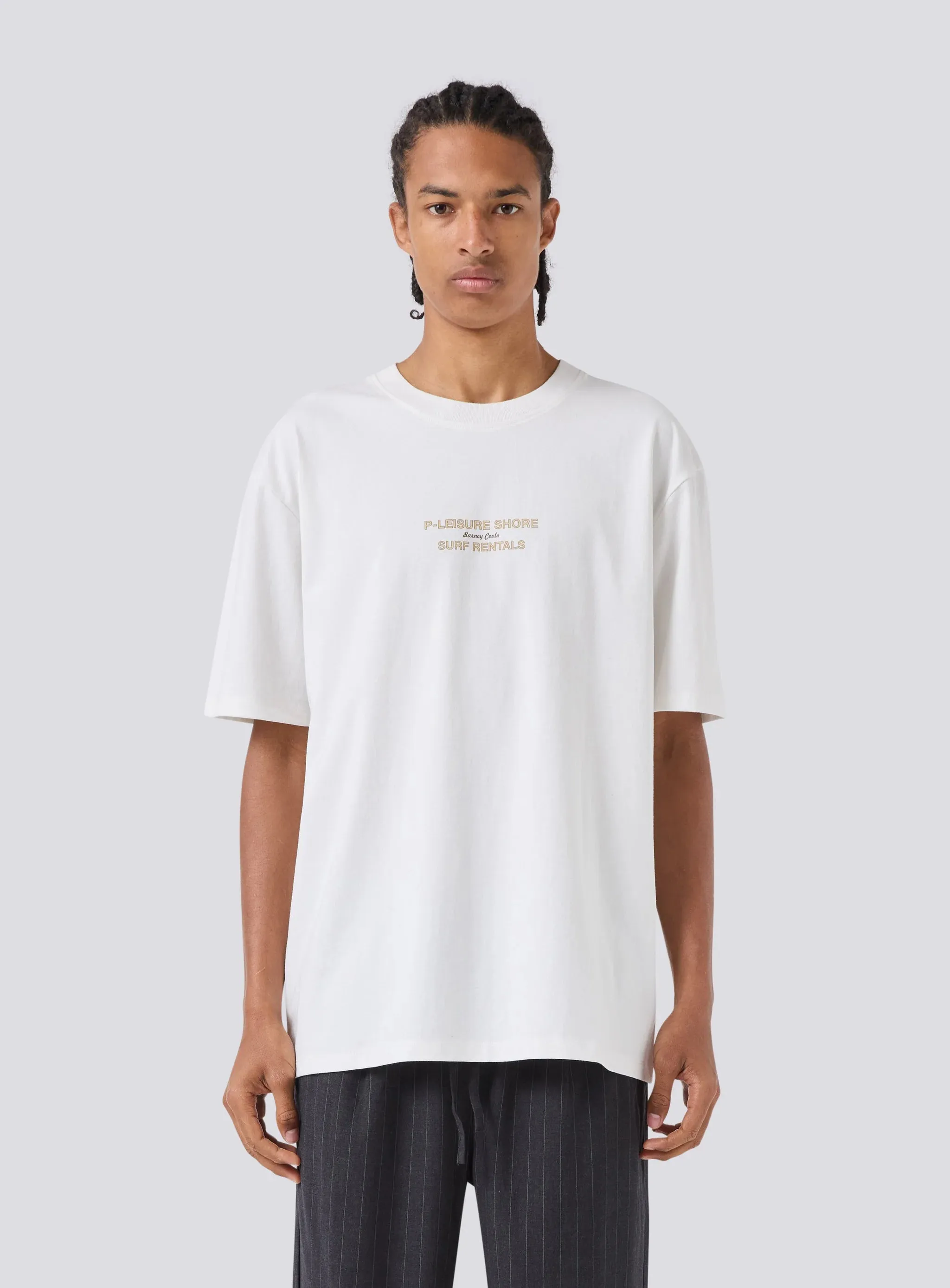 BARNEY COOLS Shore tee - Vintage white