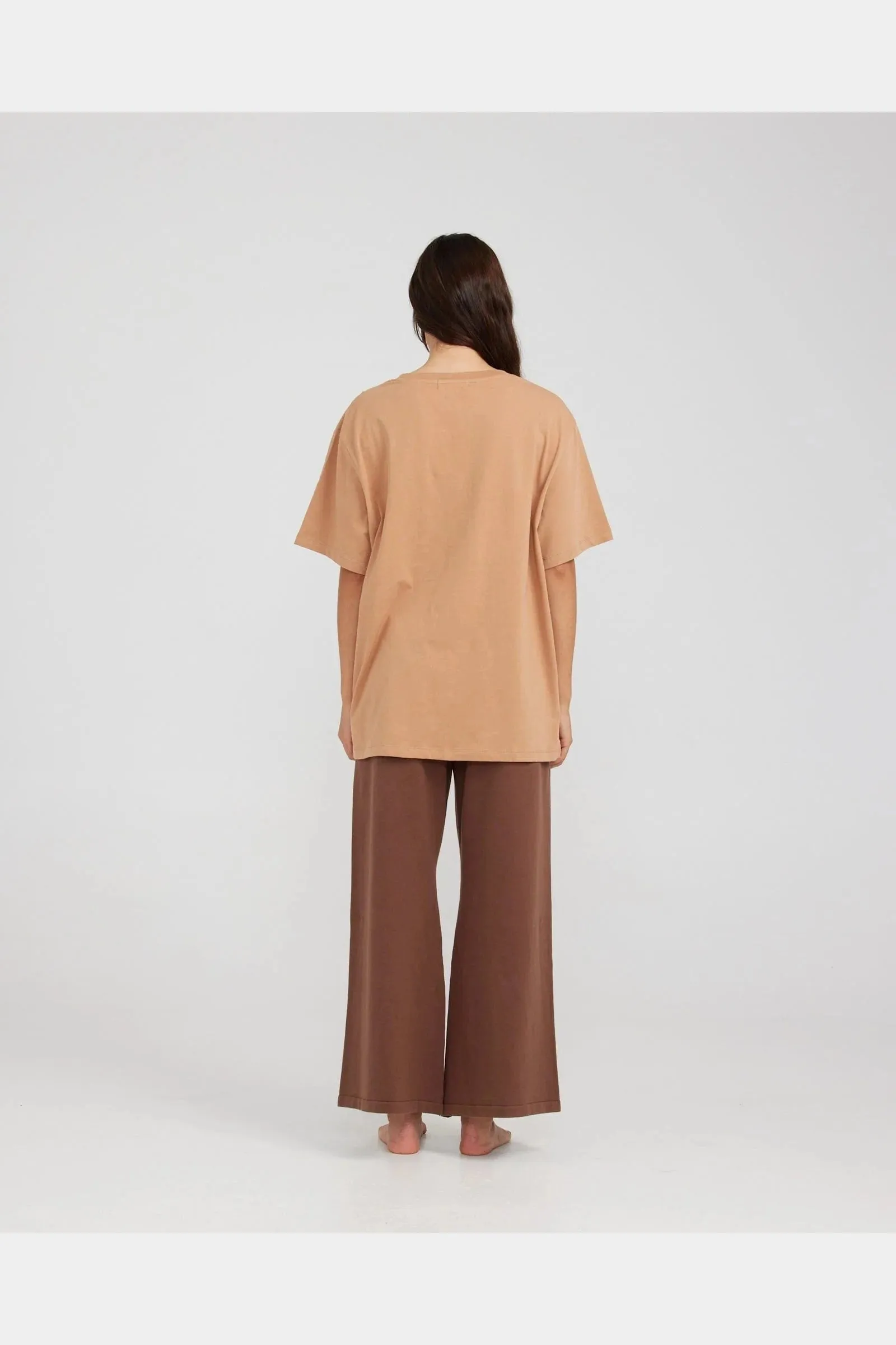 CHARLIE HOLIDAY astro boyfriend tee - brown