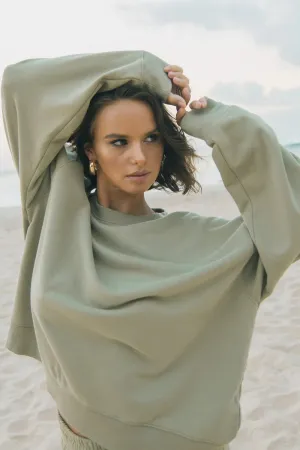 CHARLIE HOLIDAY everyday sweatshirt - sage