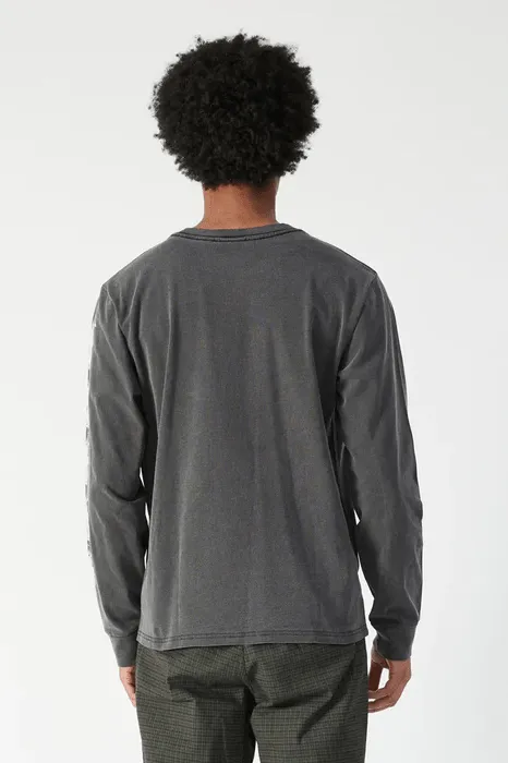 Former low end legacy longsleeve tee - washed black