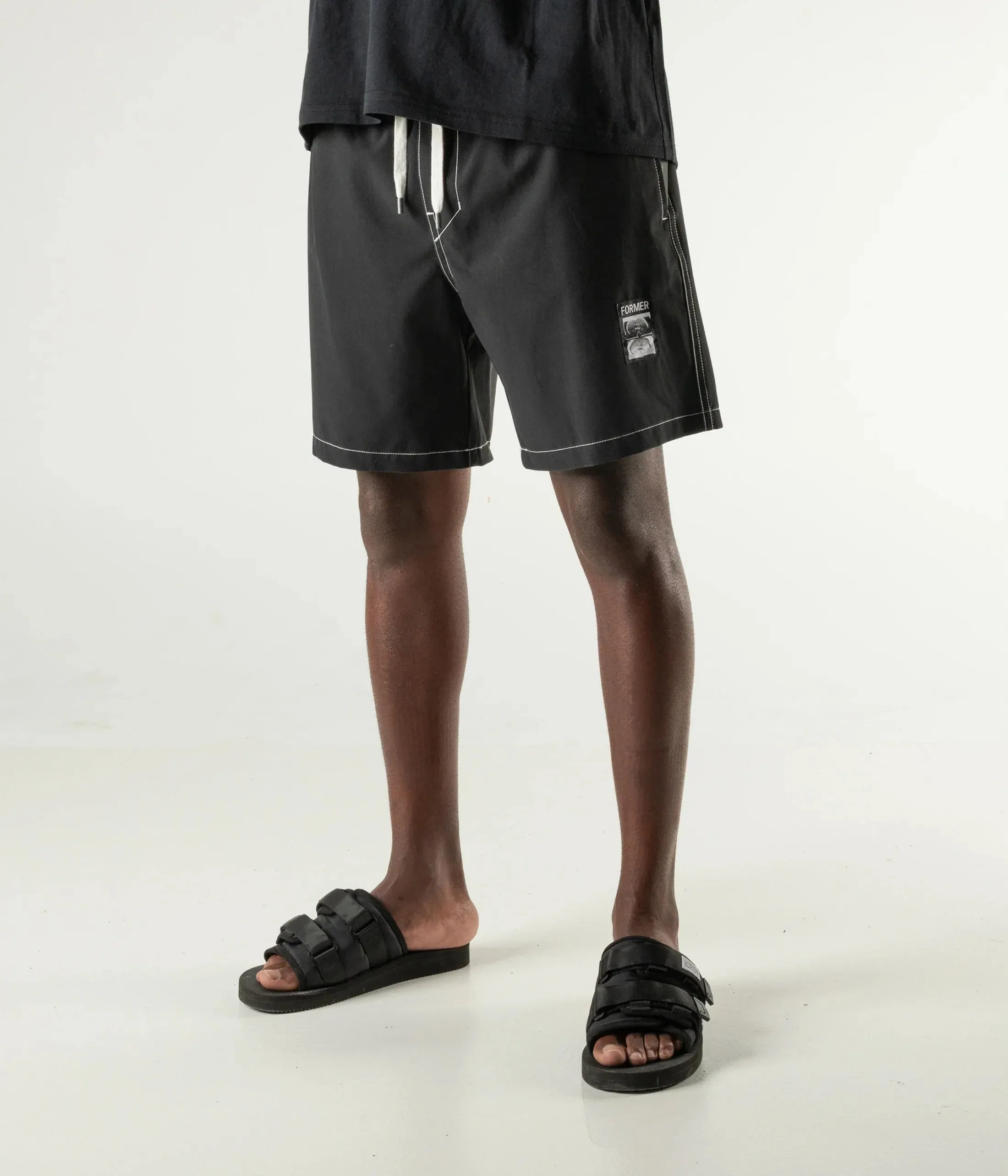 Former swans baggy trunk - black