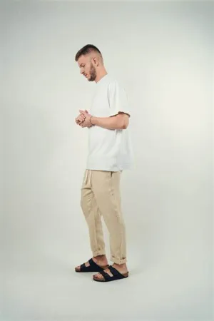 KORE amalfi linen pant - sand