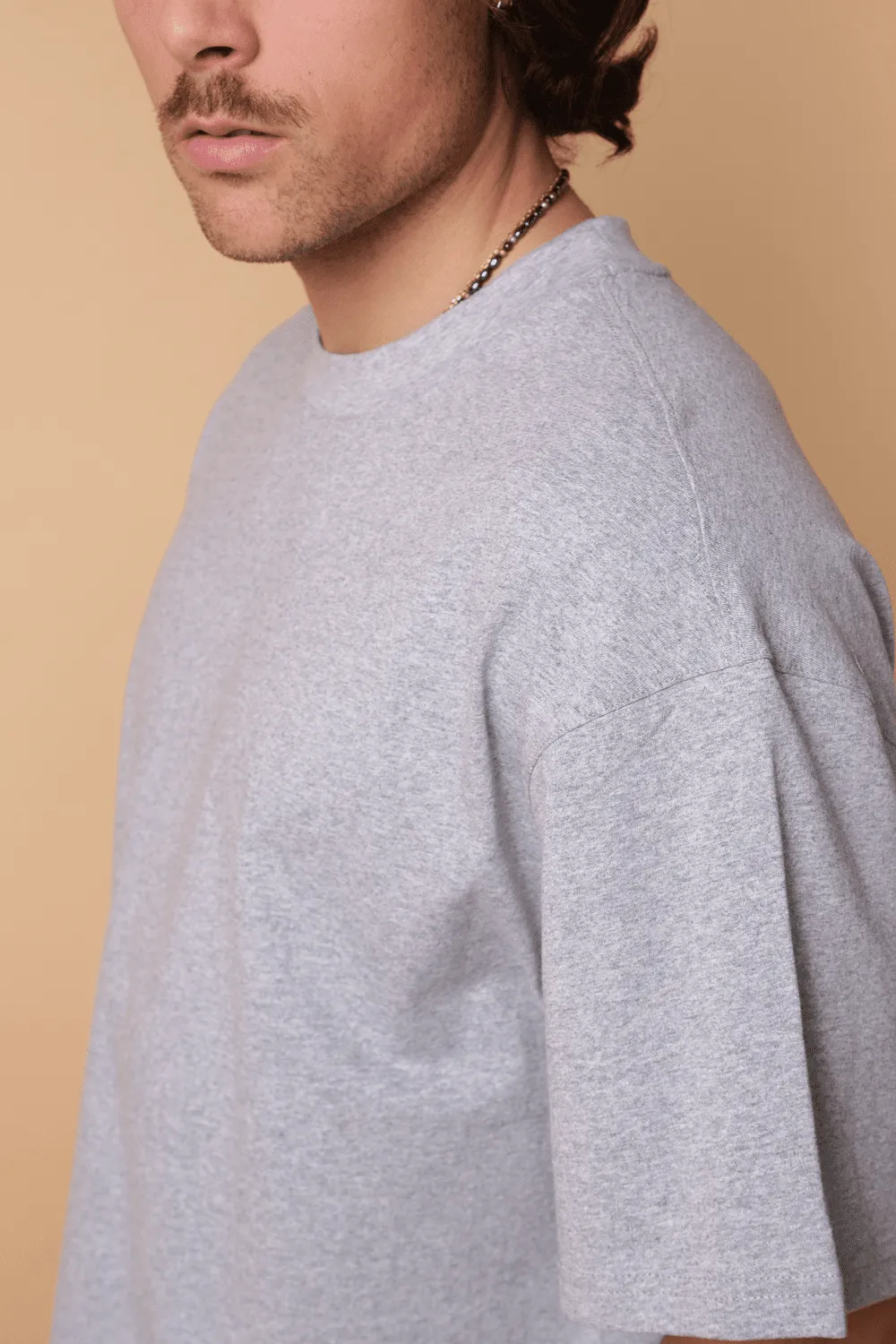 KORE basic tee - ash marle