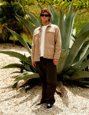 MR SIMPLE Stockyard workers jacket - Stone cord