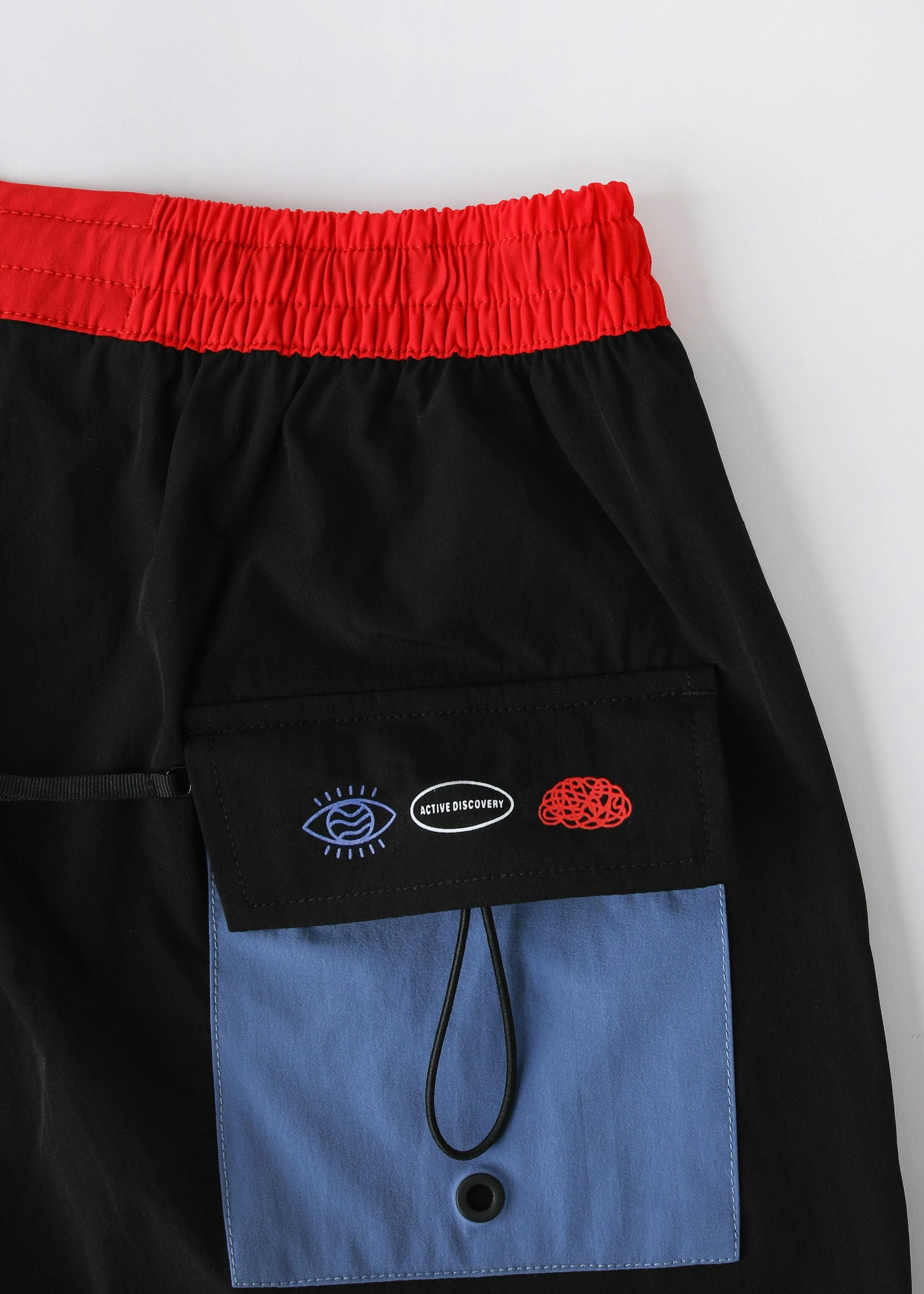 RIVVIA Rp motion daily ride short - Black/red