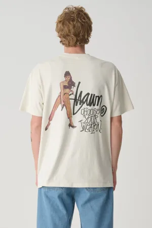 SDOUBLE Choose your weapon tee - White