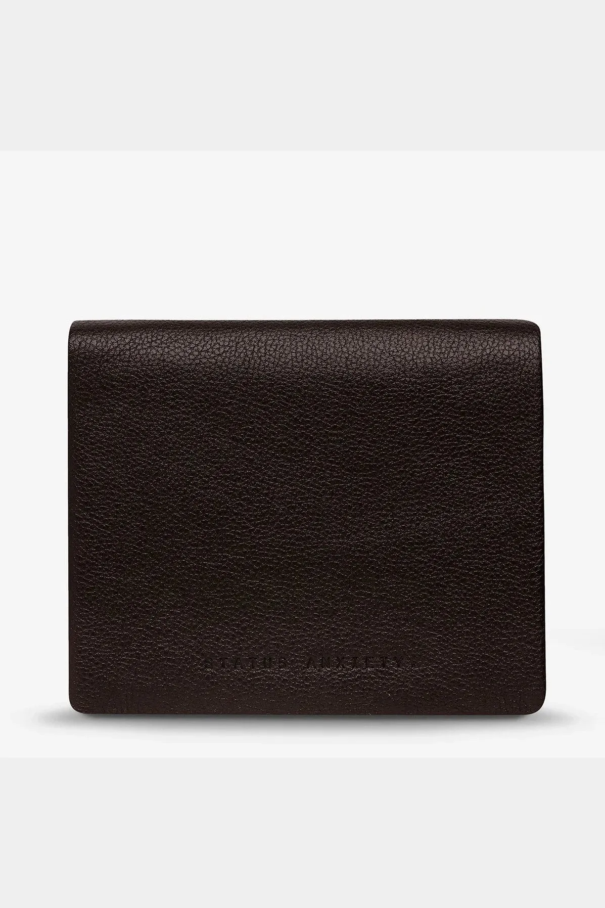 Status anxiety nathaniel wallet - chocolate