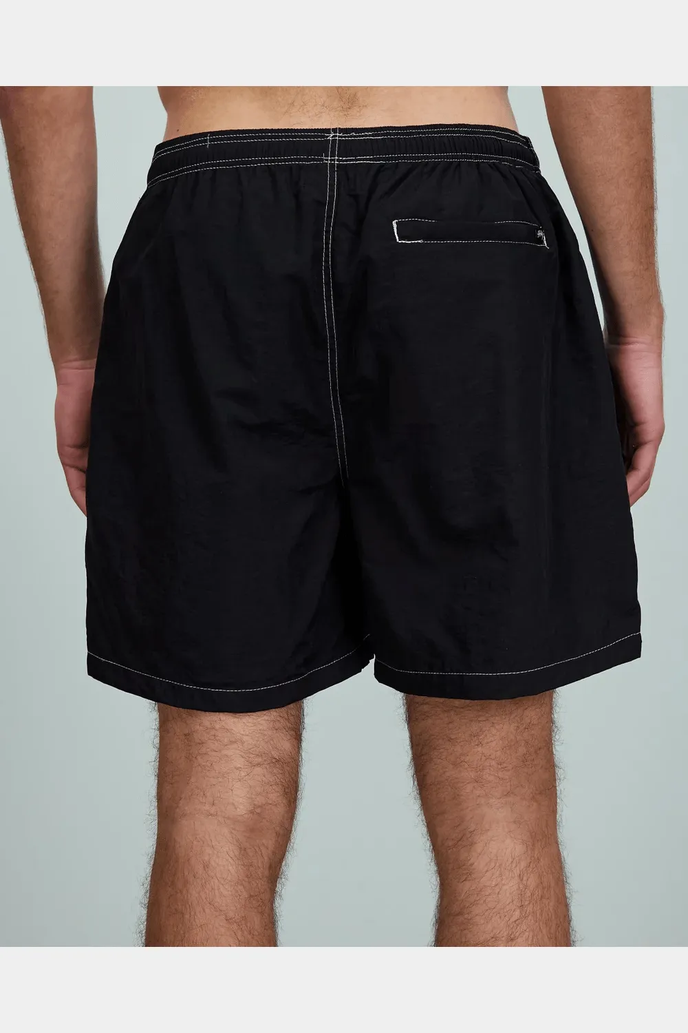 Stussy graffiti contrast beachshort - black