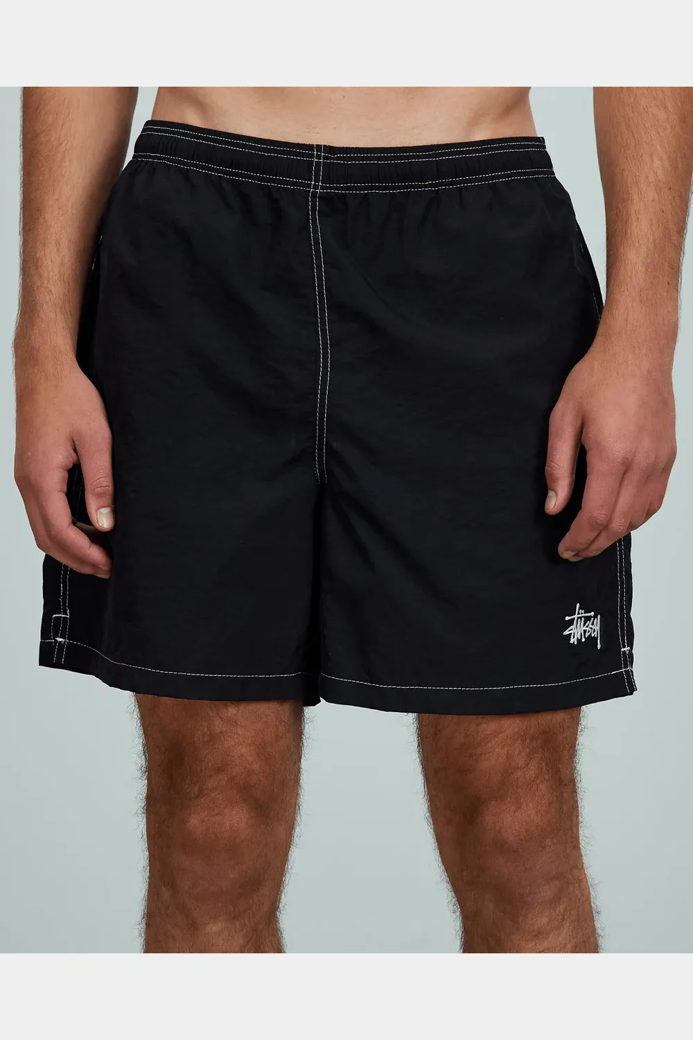 Stussy graffiti contrast beachshort - black