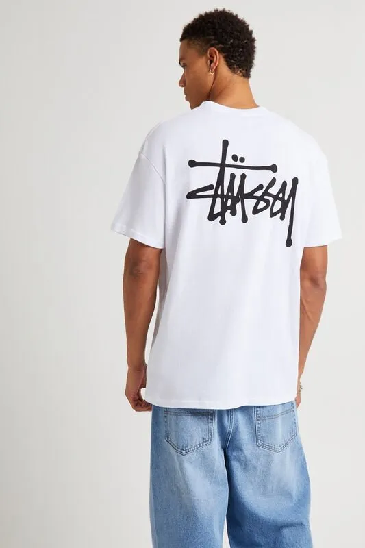 Stussy  Graffiti Lcb Ss Tee - White