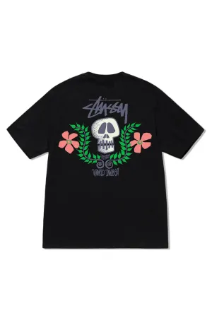 STUSSY Skull crest hw ss tee - Pigment black