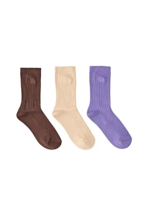STUSSY womens graffiti slouch sock 3pack