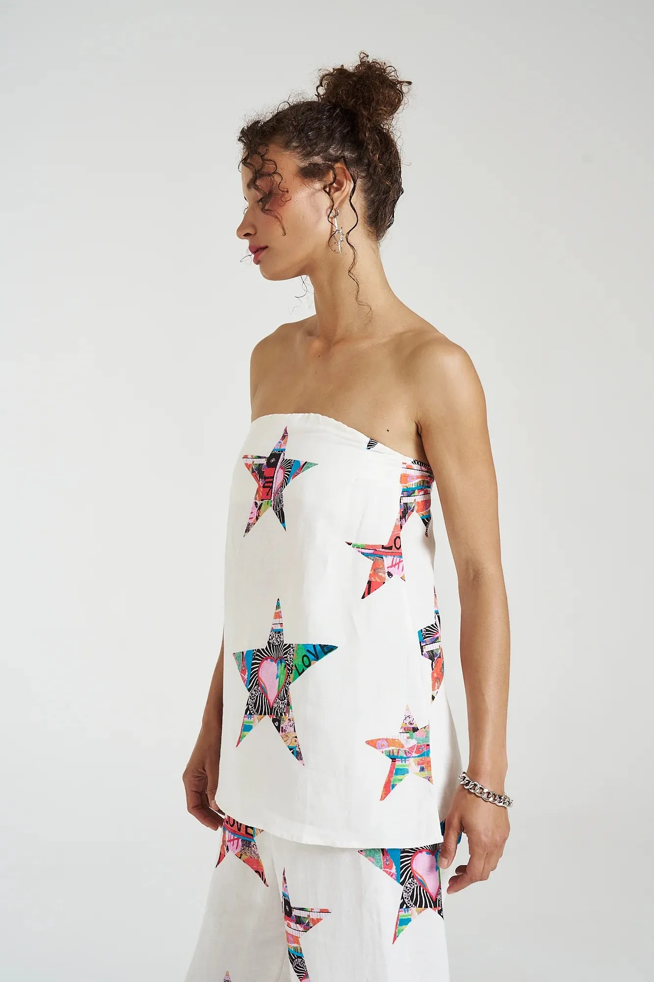 SUMMI SUMMI Strapless shift top - Star x lovers