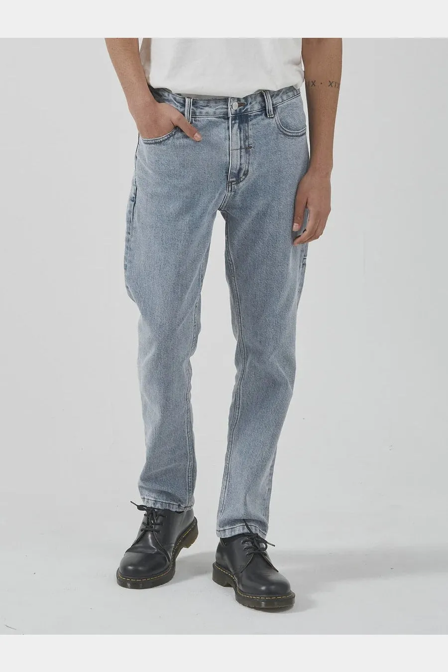 Thrills Bones Denim Jean Garage Blue