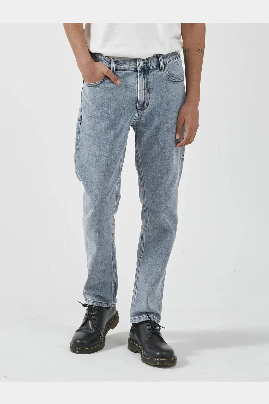 Thrills Bones Denim Jean Garage Blue