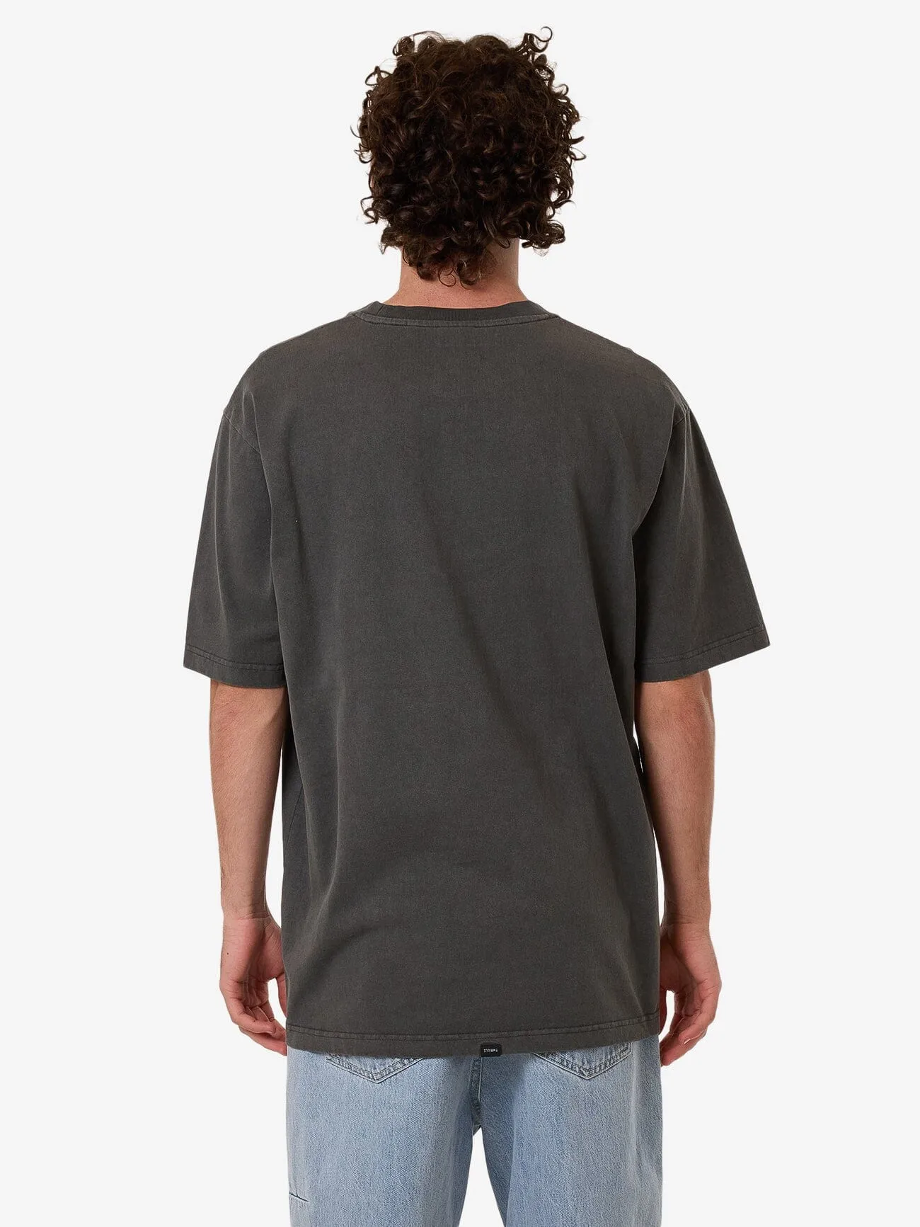 THRILLS born to fly embro oversize fit tee - merch black