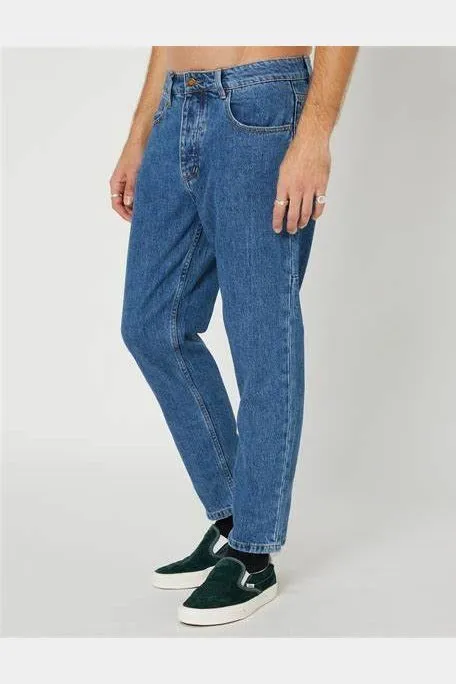 Thrills buzzcut denim jean - highway blue