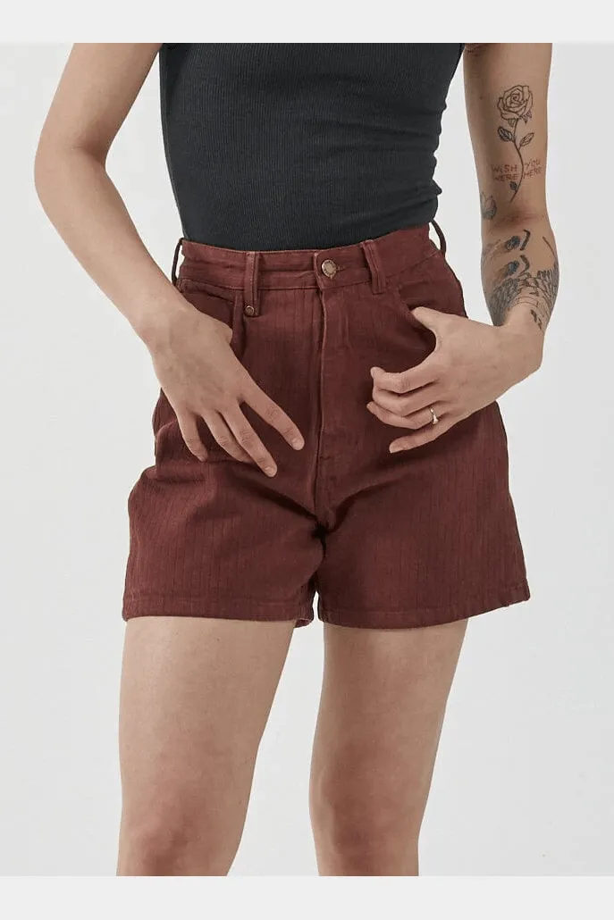 Thrills deli stripe koko short- port
