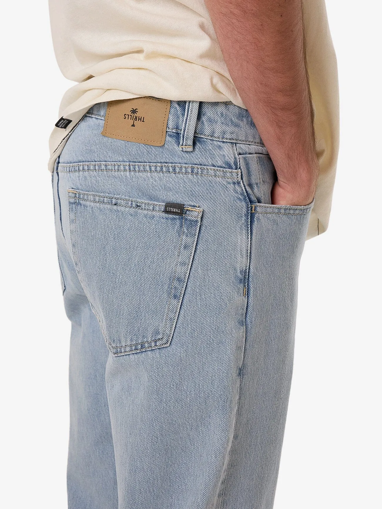 THRILLS unchopped denim jean - ageless blue