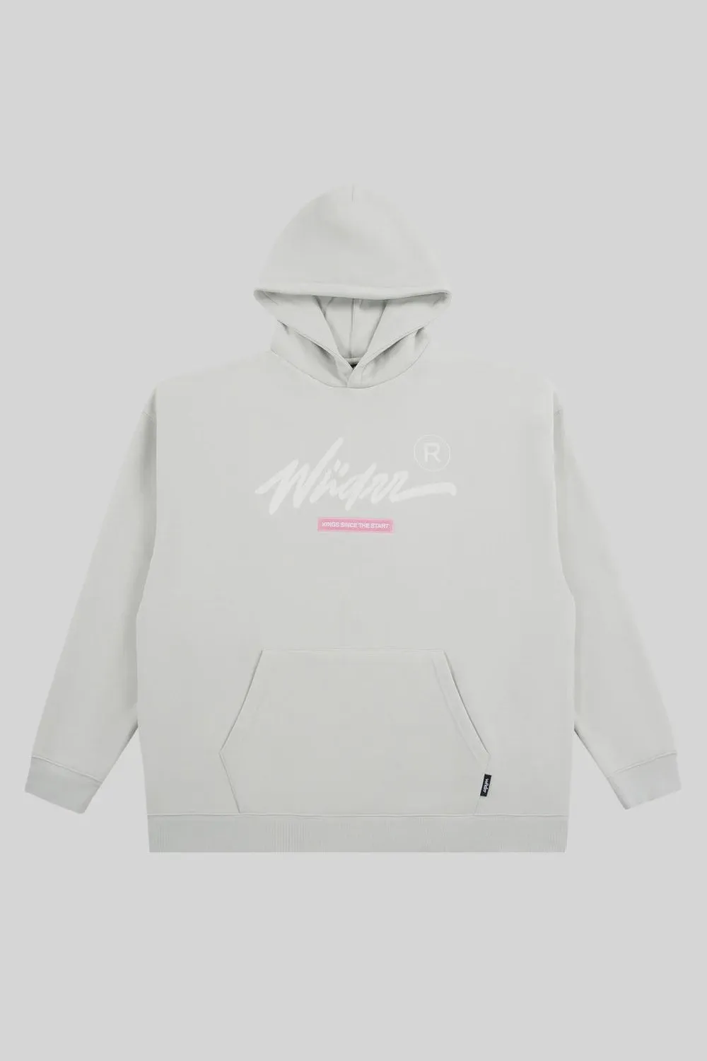 WNDRR Chain hood sweat - Cement grey