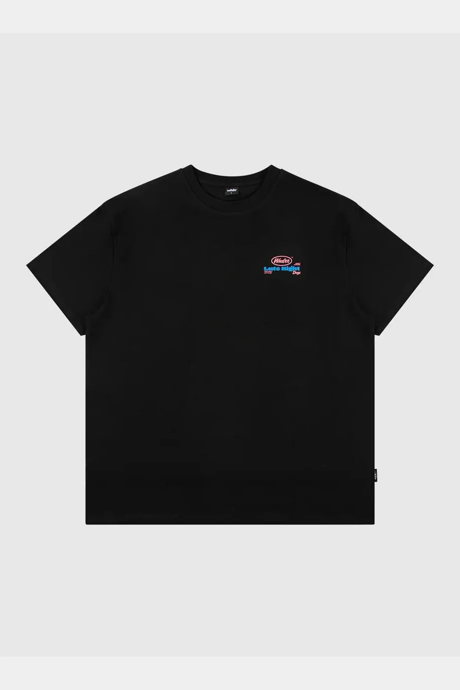 WNDRR Hot dog box fit tee - Black