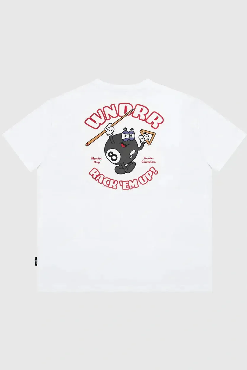 WNDRR - snooker box fit tee - white