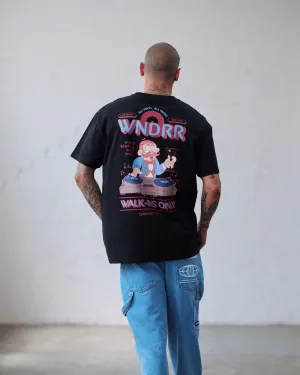 WNDRR Vinyl bar box fit tee - Black
