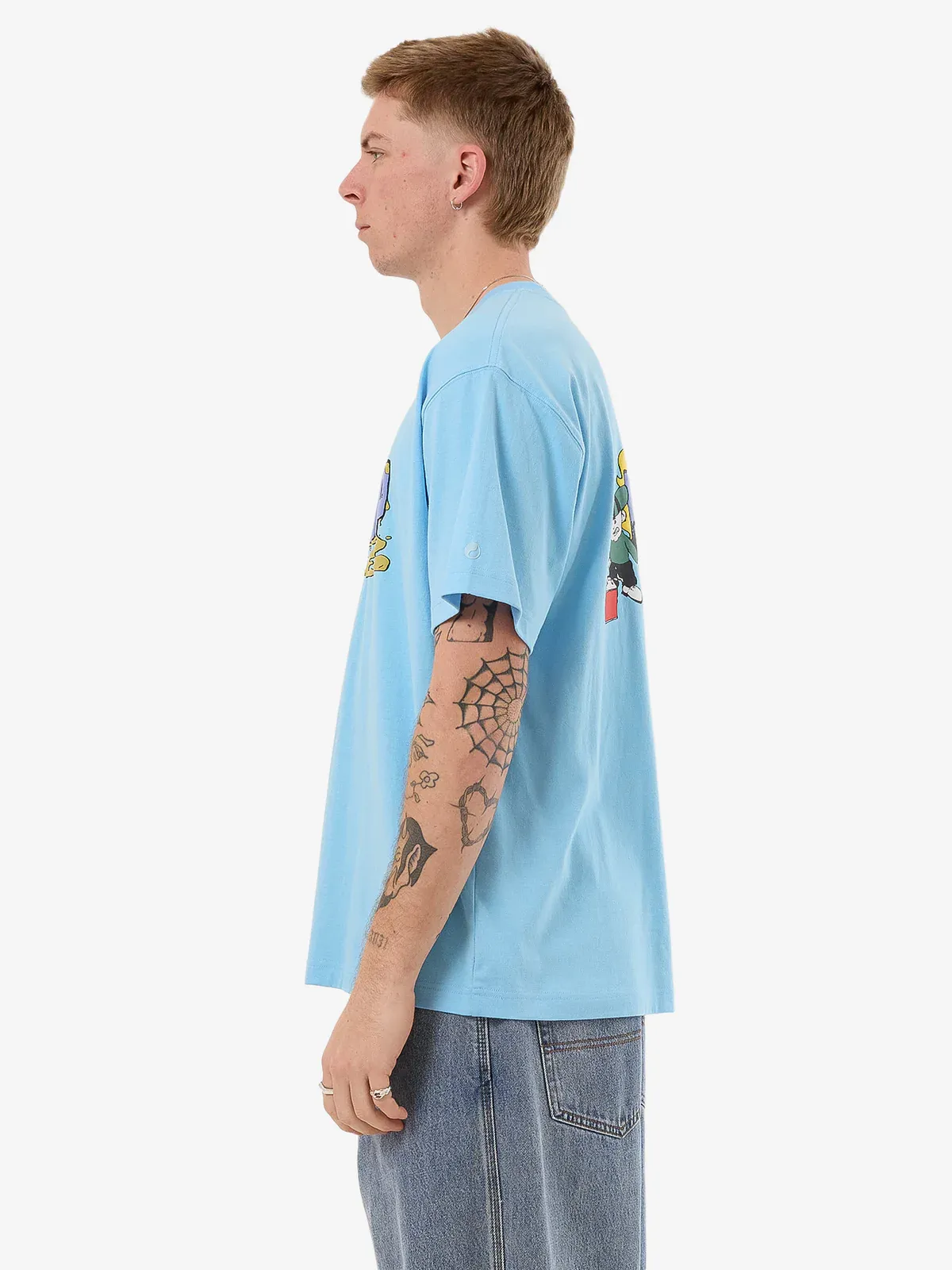 WORSHIP Pyrotechnics Tee - Baltic
