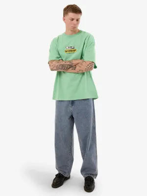 WORSHIP Watchdog oversize tee - Matcha